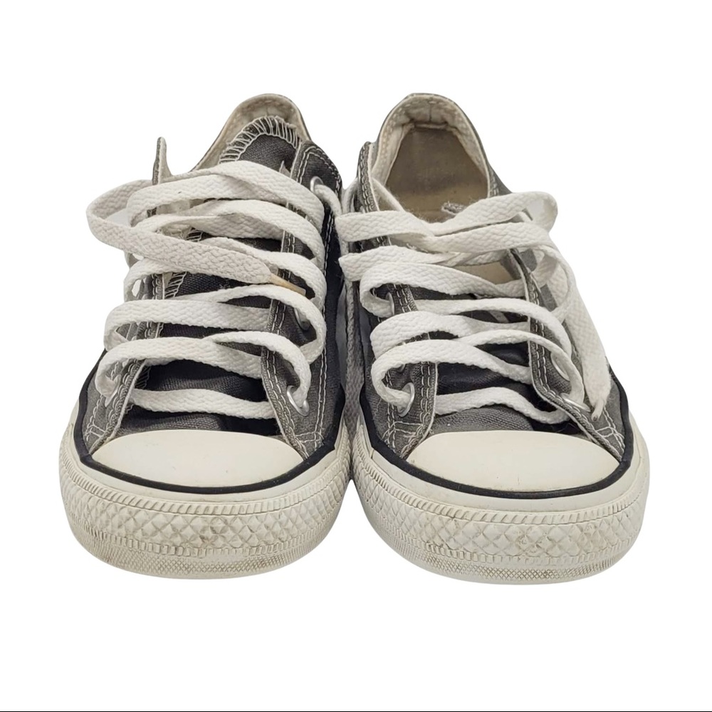 Converse Unisex All Star Grey Low Top Sneakers Size M6 W8 - Picture 5 of 10